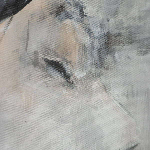 Künstlerische Darstellung weiblicher Figur mit weichem Ausdruck