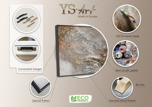 Abstract Gemälde im Rahmen "Universum"