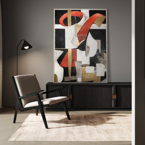 wanddeko wohnzimmer Leinwandbild im modernen Wohnraum