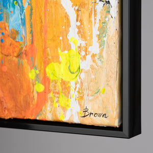 Signatur auf Kunstwerk – handgemaltes Bild auf Leinwand