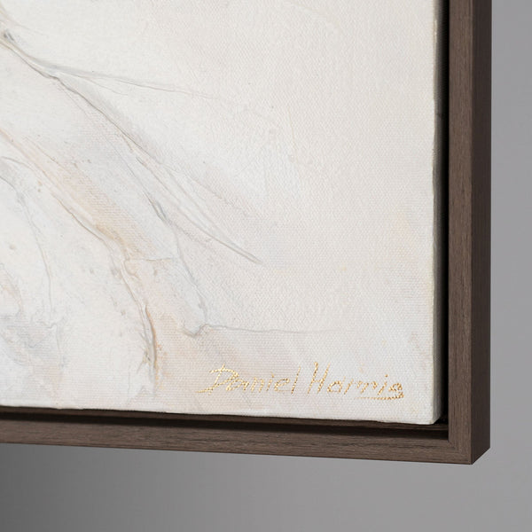 Randansicht Acrylgemälde – hochwertige Pferdemalerei mit Signatur