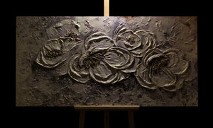 Gemälde blumen abstrakt modern "Lieblingsblumen"