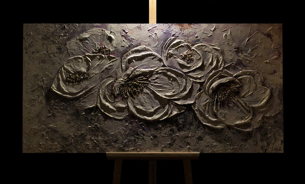 Gemälde blumen abstrakt modern "Lieblingsblumen"