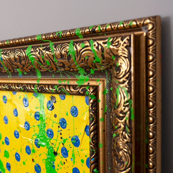 Acrylkunst Farbenreich Pop Art Stil