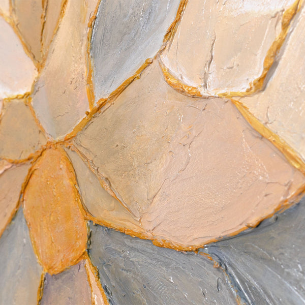 Handgemaltes Leinwandbild Blumen modern