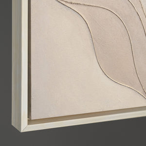 Kantenansicht Leinwandstruktur Naturmotiv