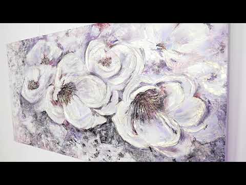 Gemälde blumen abstrakt modern "Lieblingsblumen"