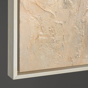 Seitenansicht Leinwand strukturierte Kunst