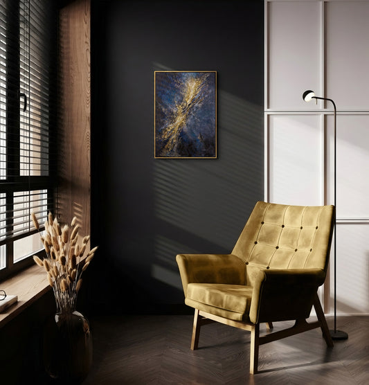 Kleine Wandbilder – handgemalt auf Leinwand mit Rahmen