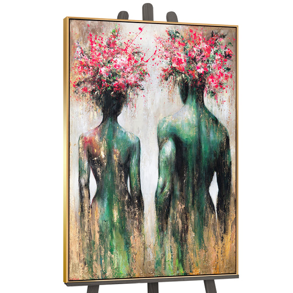 abstrakte-kunst-figuren-acrylbild-wohnzimmer