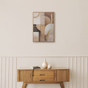 Art Déco Wandkunst im modernen Interieur – Original geometrisches Gemälde kaufen bei YS-Art