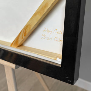 Handgemaltes Reliefbild 50x70 cm – Moderne Wandgestaltung – Wandbild Ohne Rahmen 