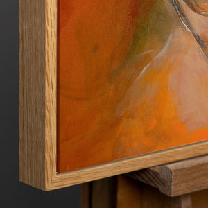Rahmen aus natürlichem Holz – Detail