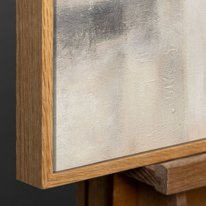 Natürlicher Holzrahmen in Nahaufnahme