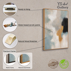 Handgemalte Bilder für Arztpraxis „VLichtübergänge“