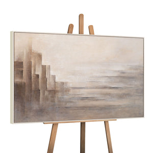 Handgemalte Gemälde „Grenzen der Illusion“ – Moderne Wandkunst auf Leinwand