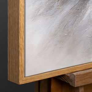 Natürlicher Holzrahmen in Nahaufnahme