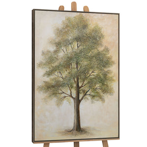 Abstraktes Wandbild als stilvoller Akzent in einem modernen Wohnraum