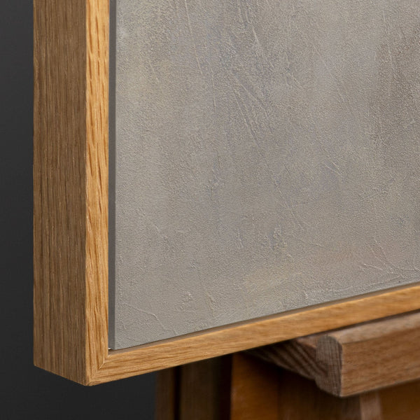 Natürlicher Holzrahmen mit warmer 
Maserung und modernem Design