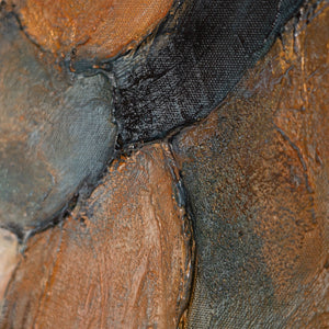 Modernes abstraktes Gemälde für stilvolle Innenräume in neutralen Farben