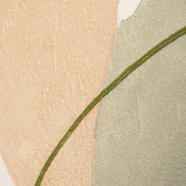 Abstrakte Texturmalerei mit sanften Übergängen und Tiefe