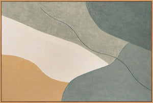 Acrylbilder als ruhige Wanddeko im Rahmen „Ewige Linie“