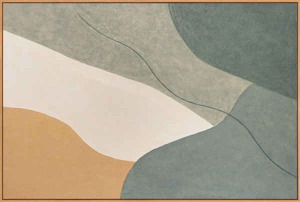 Acrylbilder als ruhige Wanddeko im Rahmen „Ewige Linie“