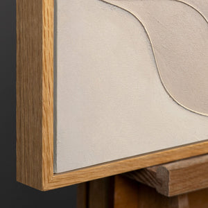 Rahmen aus natürlichem Holz – Detail