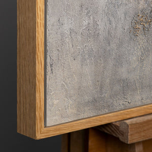 Natürlicher Holzrahmen mit warmer 
Maserung und modernem Design