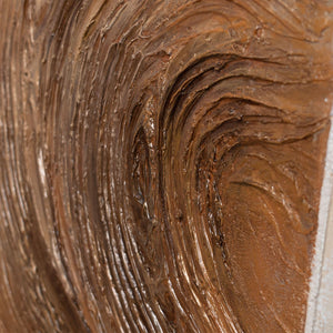 Abstraktes Gemälde „Linien und Kreise“ – Geometrische Wandkunst mit Rahmen