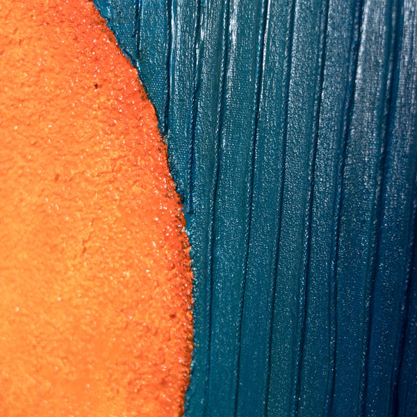 Handgemaltes Acrylbild „Fruchtbare Balance“ – Abstrakte Wandkunst mit Struktur