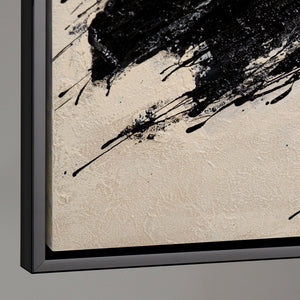 Zeitgenössische abstrakte Wandkunst mit Struktur, minimalistisches Design