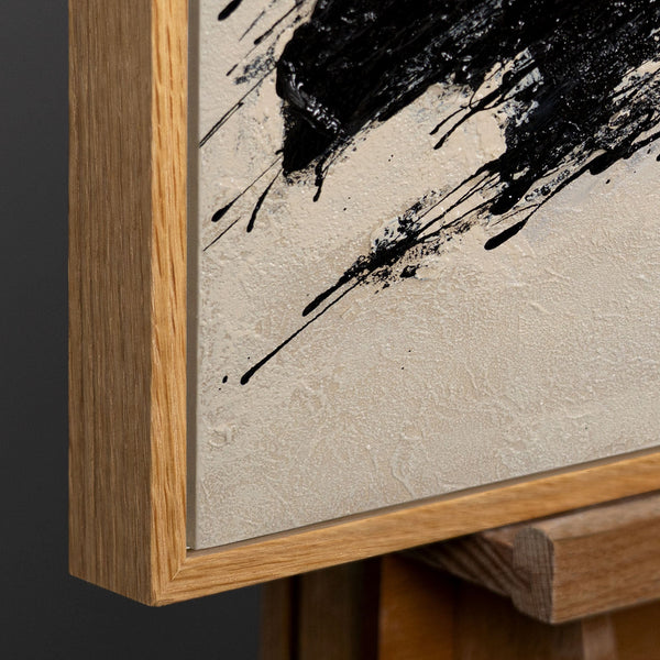 Rahmen aus natürlichem Holz – Detail