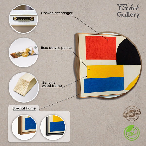 Detailaufnahme der Textur eines modernen abstrakten Wandbildes