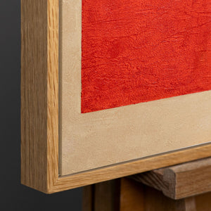 Rahmen aus natürlichem Holz – Detail