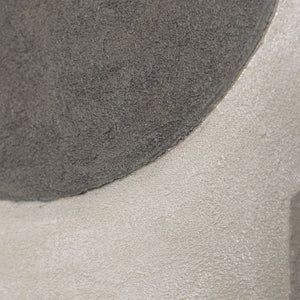 Moderne Acrylmalerei im Rahmen geometrisches Leinwandbild „Stille der Geometrie“