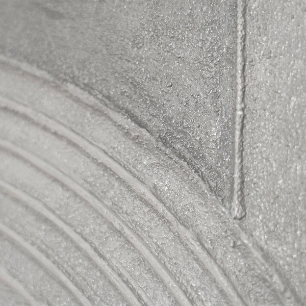 Moderne gemalte Bilder im Rahmen ruhiges Leinwandbild „Grauer Akkord“