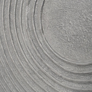 Abstrakte Kunst Leinwand „Grauer Akkord“ – Moderne Wanddeko Wohnzimmer