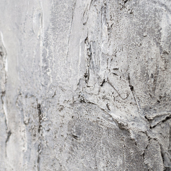 Handgemalte Bilder im Rahmen texturierte Abstrakte Kunst „Erinnerung des Steins“