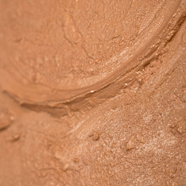 Detailaufnahme der Textur eines modernen abstrakten Wandbildes