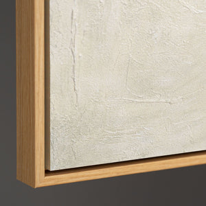 Acrylmalerei mit Struktur im Rahmen „Spuren des Regens“