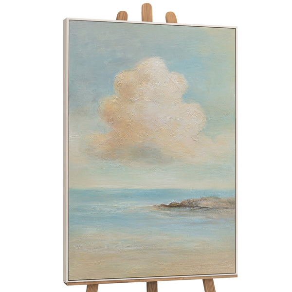 Handgemaltes Leinwandbild „Leichtigkeit des Seins“ – Moderne Acrylmalerei Meer