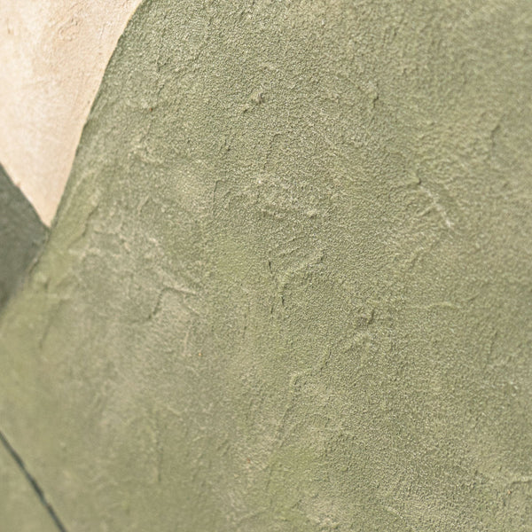 Abstrakte Leinwandkunst mit diagonaler Mineralstruktur in Grau