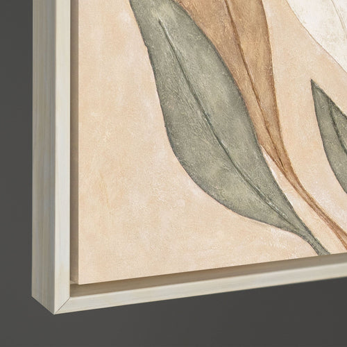 Handgemalte Acrylbilder für Praxis „Tanz der Blätter“