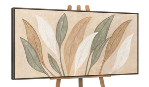 Elegantes Wandbild mit Blättern