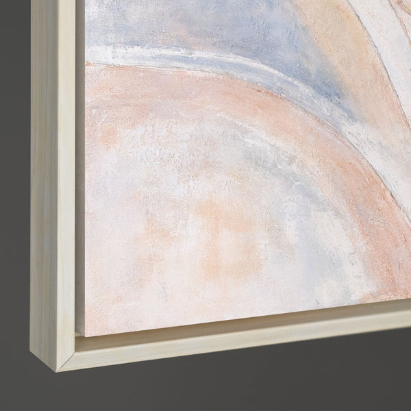 Modernes abstraktes Leinwandbild mit harmonischer Linienführung