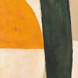 Abstraktes Wandbild als stilvoller Akzent in einem modernen Wohnraum