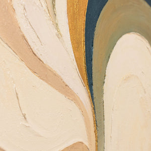 Zeitgenössische abstrakte Wandkunst mit Struktur, minimalistisches Design