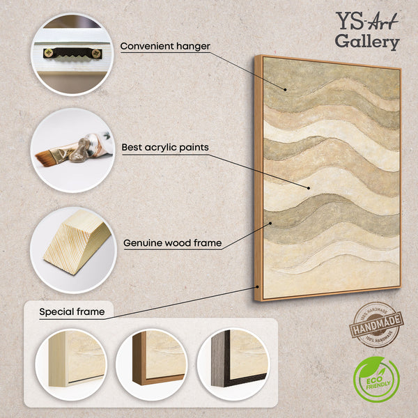 Leinwandbild mit Struktur Modern