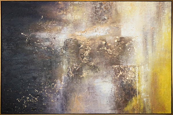 Handgemalte Abstract Gemälde "Weltall"